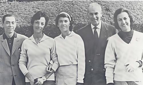 Jose de Sousa e Melo, Mrs. Salette de Sousa e Melo, Miss Barbara de Brito e Cunha, Visc. de Pereira Machado, Mrs. Vera Costa Lennox